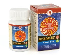 Продукт симбиотический «КуЭМсил D3, K2 иммунный», 60 капсул